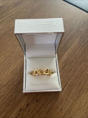 Gold Link Ring - Gold Plated
